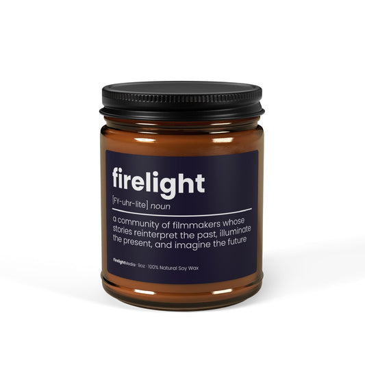 Firelight 'Always Lit' Candle (9oz or 4oz, Amber Jar)